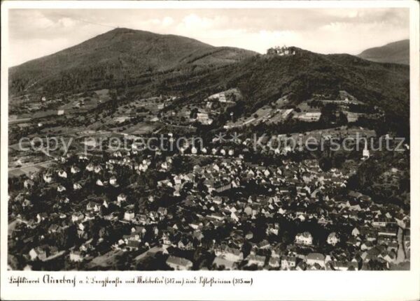 Auerbach Bergstrasse Fliegeraufnahme