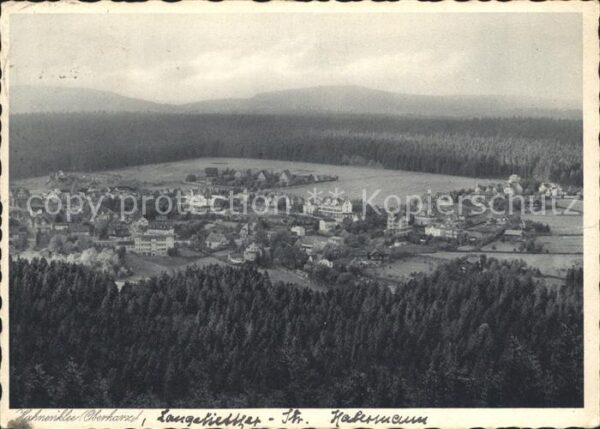 Hahnenklee-Bockswiese Harz Fliegeraufnahme