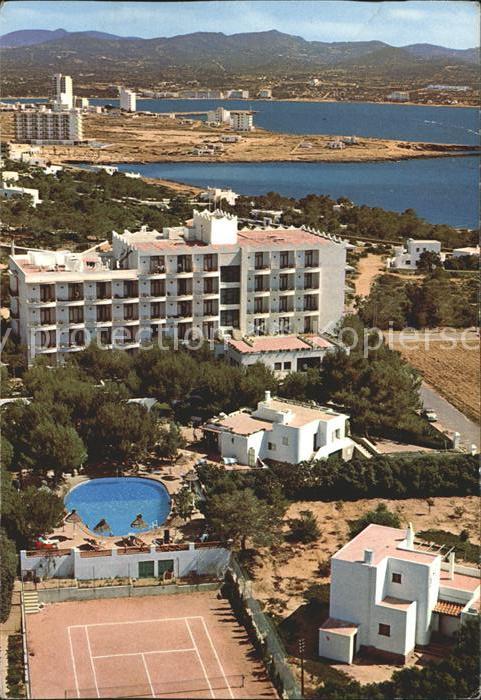 Ibiza Islas Baleares Cala Gracia Fliegeraufnahme Hotel