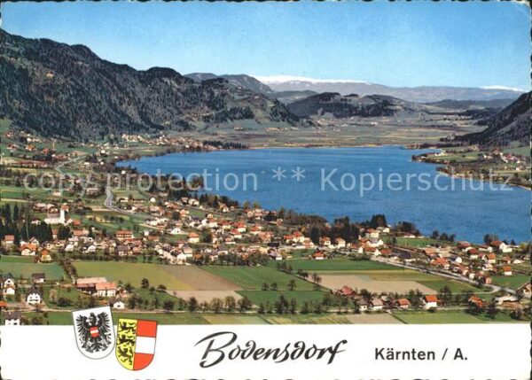 Bodensdorf Steindorf Fliegeraufnahme Ossiachersee