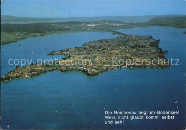 Insel Reichenau Fliegeraufnahme
