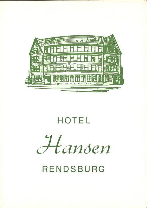 Rendsburg Hotel Hansen