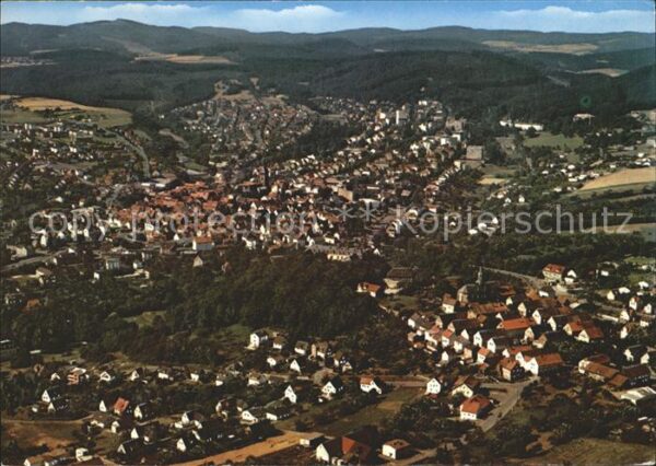 Bad Wildungen Fliegeraufnahme