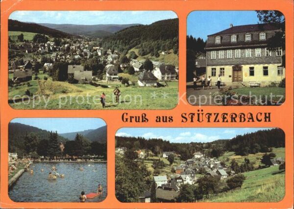 Stuetzerbach Blick vom Schlossberg Goethehaus Schwim
