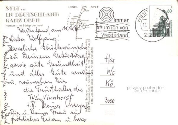 Hoernum Sylt Fliegeraufnahme mit Leuchtturm – Bild 2