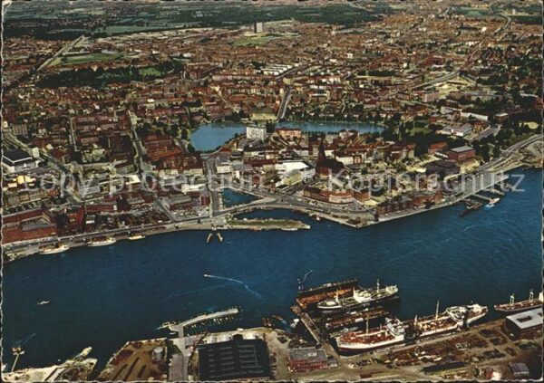 Kiel Fliegeraufnahme Hafen