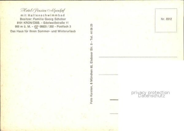 Kruen Hotel Pension Alpenhof – Bild 2