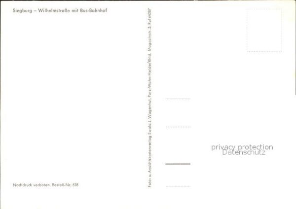 Siegburg Wilhelmstrasse mit Bus-Bahnhof – Bild 2