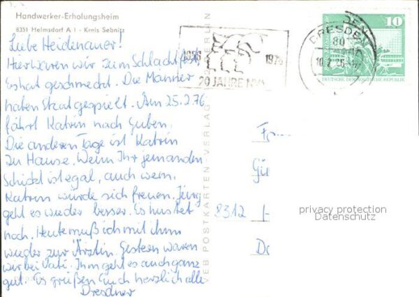 Helmsdorf Sachsen Handwerker Erholungsheim – Bild 2