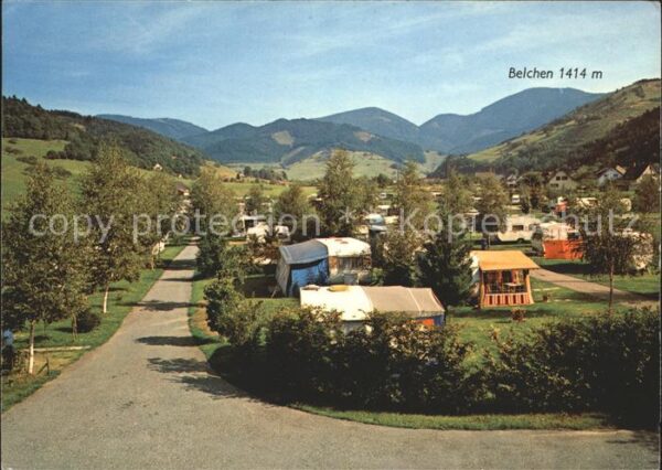 Muenstertal Schwarzwald Camping Münstertal mit Belchen