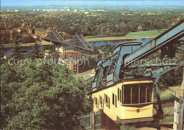 Dresden Bergbahn Blaues Wunder Loschwitzhöhe