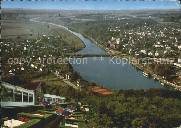 Kettwig Fliegeraufnahme Cafe Restaurant Haus Se