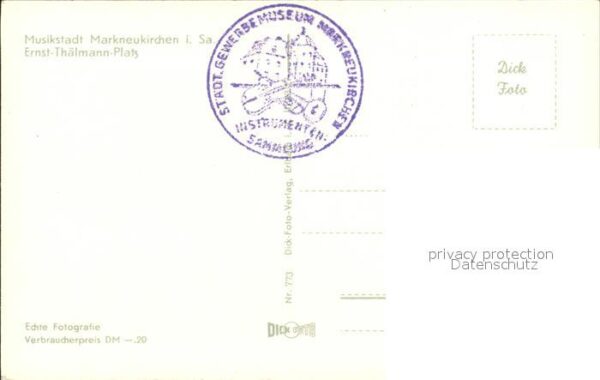 Markneukirchen Ernst Thälmann Platz – Bild 2
