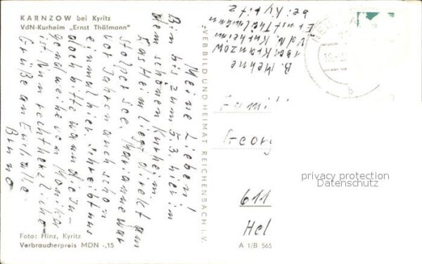 Karnzow VdN-Kurheim Ernst Thälmann – Bild 2