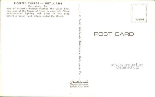 Gettysburg Pennsylvania Picketts Charge July 3 1863 – Bild 2