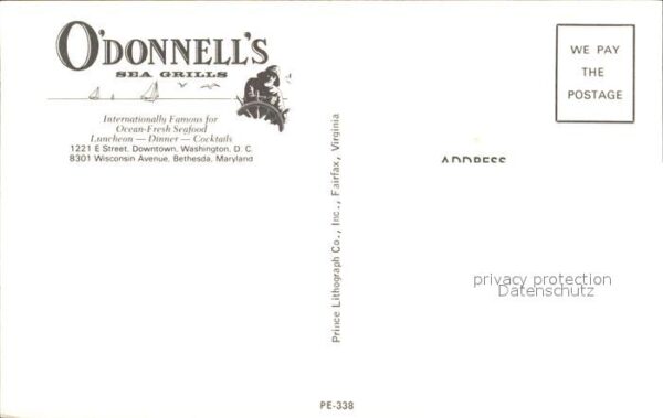 Bethesda Maryland Restaurant O Donnels Sea Grills – Bild 2