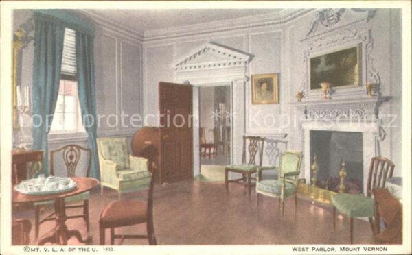 Mount Vernon Virginia West Parlor Zimmer