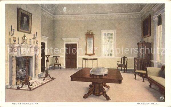 Mount Vernon Virginia Baquet Hall