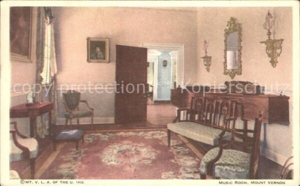 Mount Vernon Virginia Music Room