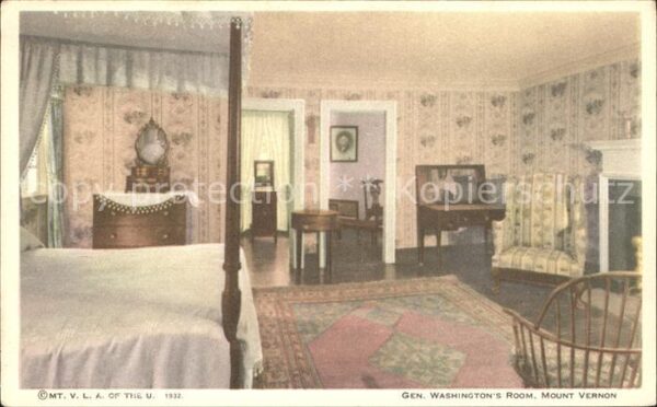Mount Vernon Virginia Washingtons Room