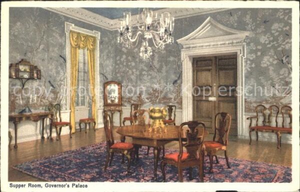 Williamsburg Virginia Supper Room Governors Palace