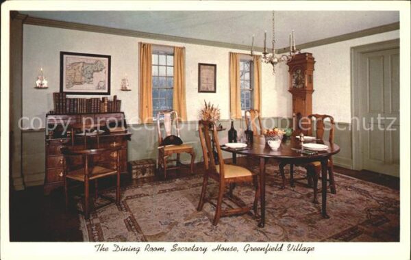 Dearborn Michigan Dining Room Greenfield Village Secretar