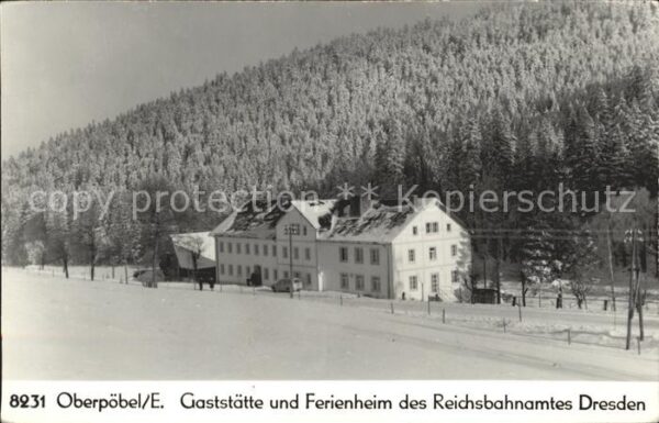 Oberpoebel Restaurant Ferienheim des Reichsbahnamt