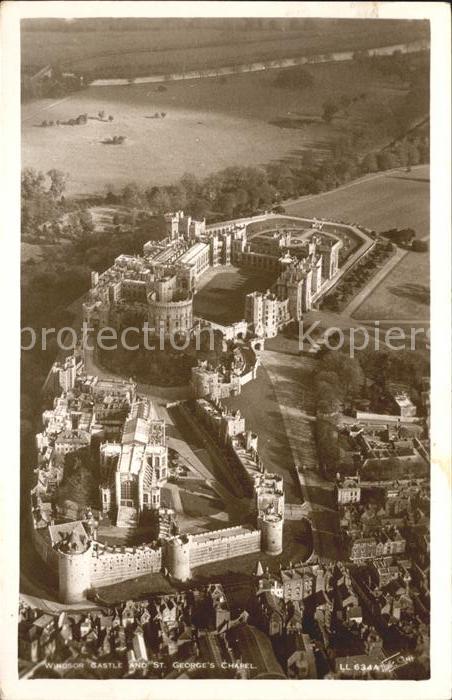 Windsor Castle Castle and St. Georges Chapel Fliegerau