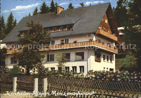 Menzenschwand Kurheim Pieper