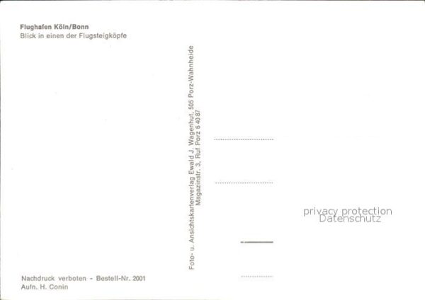 Koeln Rhein Flughafen Köln Bonn Flugsteigköpfe – Bild 2