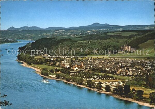 Bad Hoenningen Rheinpartie mit Schloss Arenfels