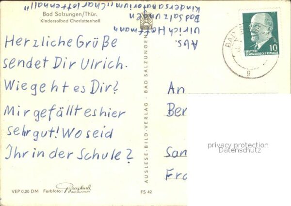 Bad Salzungen Kindersolbad Charlottenhall – Bild 2