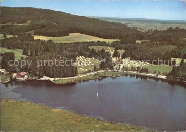 Aitrang Fliegeraufnahme Campingplatz Elbsee