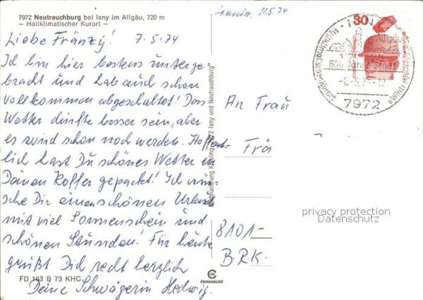 Neutrauchburg Kuranstalt Mechensee – Bild 2