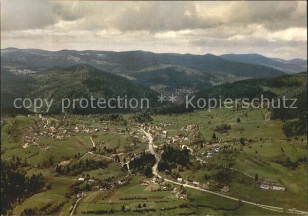 Haeusern Schwarzwald Fliegeraufnahme