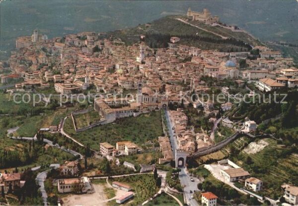 Assisi Umbria Fliegeraufnahme