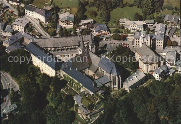 Berchtesgaden Fliegeraufnahme ehemalige Fürstprobstei