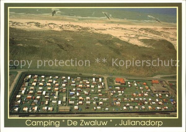 Den Helder Fliegeraufnahme Camping De Zwaluw Julia