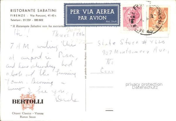 Firenze Florenz Restaurant Sabatini – Bild 2