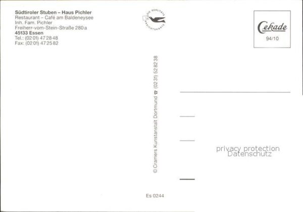 Essen Ruhr Südtiroler Stuben Hans Pichler – Bild 2