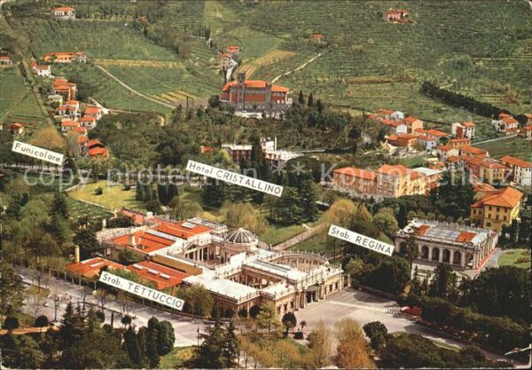 Montecatini Terme Fliegeraufnahme Stab. Tettuccio Stab. R