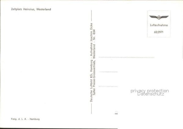 Westerland Sylt Fliegeraufnahme Camping – Bild 2