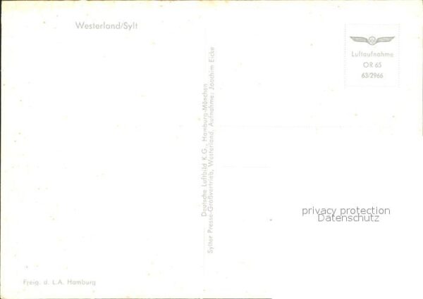 Westerland Sylt Fliegeraufnahme mit Strand – Bild 2