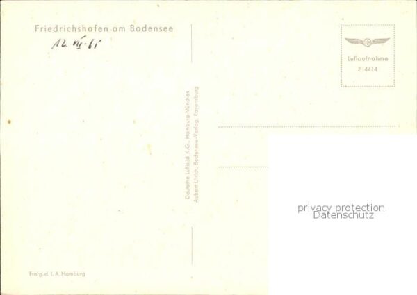 Friedrichshafen Bodensee Fliegeraufnahme – Bild 2
