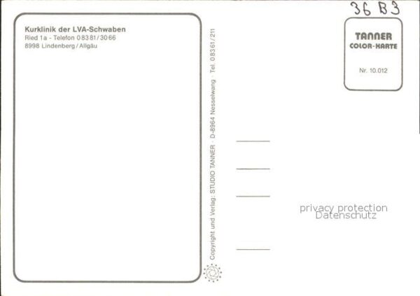 Lindenberg Allgaeu Kurklinik der LVA Schwaben – Bild 2