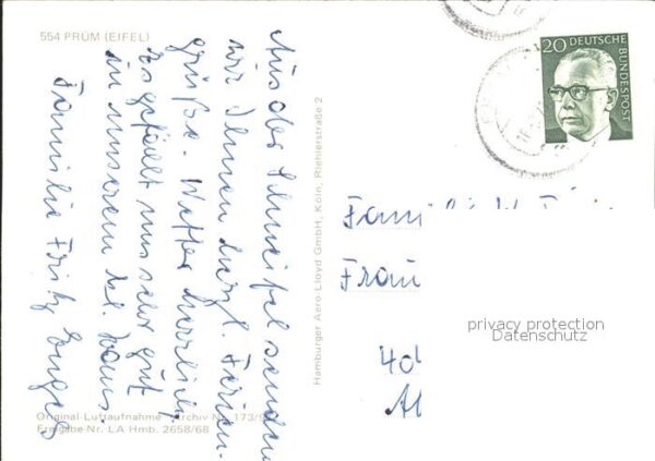 Pruem Eifel Fliegeraufnahme – Bild 2