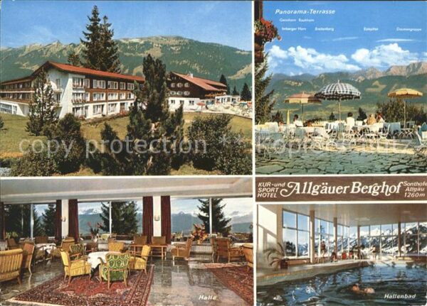Sonthofen Oberallgaeu Kur- und Sporthotel Allgäuer Berghof