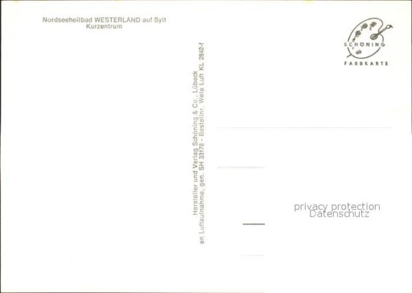 Westerland Sylt Fliegeraufnahme Kurzentrum Strand – Bild 2