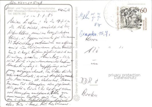 Moosbach Sulzberg Bibel- und Freizeitheim Hensoltshöhe – Bild 2