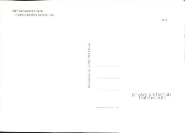 Elzach Fliegeraufnahme Neurologisches Sanatori – Bild 2
